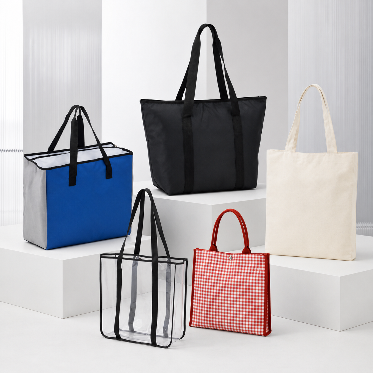 Sacolas personalizadas em diferentes modelos